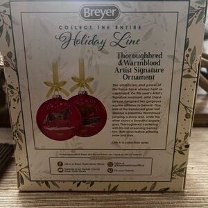 Breyer Holiday Line, Artist Signature Warmblood ornament